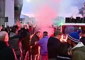 Sampdoria, tifosi contestano Garrone sotto la sede Erg