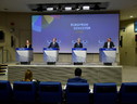 Commissione Ue presenta raccomandazioni economiche. La conferenza stampa a Bruxelles (ANSA)