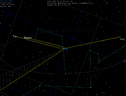 Le traiettorie seguite dalla sonda Lucy e dallo stadio superiore del razzo, inizialmente battezzato 2022 UQ1 quando ancora si pensava fosse un asteroide (Fonte: Tom Ruen via wikipedia) (ANSA)