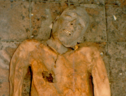 La mummia del nobile italiano Giovanni d’Avalos, morto nel 1586 (fonte: Divisione di Paleopatologia dell'Università di Pisa) (ANSA)