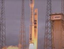 Il primo lancio di Vega C, il nuovo lanciatore europeo (fonte: ESA TV) (ANSA)