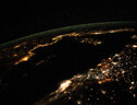 L'area del Mediterraneo fotografata dalla Stazione Spaziale (fonte: NASA) (ANSA)