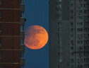 Eclissi lunare di penombra a Kyiv (ANSA)
