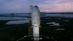 Il razzo Falcon 9, dopo il secondo rinvio consecutivo per maltempo (fonte: SpaceX) (ANSA)