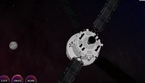 La capsula Orion ha lasciato l'orbita lunare e si prepara a rientrare a Terra (fonte: NASA TV) (ANSA)