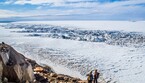 Ricercatori al ghiacciaio Mawson nell’Antartide orientale (fonte: Richard Jones) (ANSA)