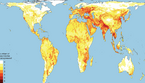 La cartina illustra le aree del mondo nelle quali è maggiore il livello di superamento dei limiti considerati sicuri per il sistema Terra (fonte: FutureEarth / Earth Commission / Lade et al., 2023) (ANSA)