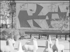 Tempi lunghi per il restauro dei cavallini di Nivola a New York (ANSA)