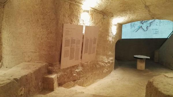 Un'immagine della mostra Ars Excavandi a Matera © ANSA