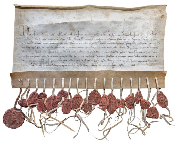 In mostra a Viterbo la pergamena del primo Conclave della storia © ANSA