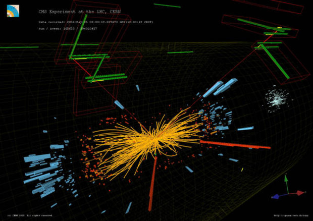 Esempio di collisioni nelle quali si attende di trovare il bosone di Higgs (fonte: Cern) © Ansa