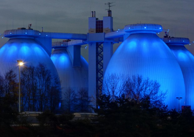 Energia: impianto di produzione di biometano in una foto d'archivio © ANSA