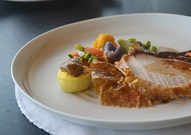 Negli Usa record prezzi  per cena Ringraziamento, +20% rispetto a 2021 (foto Mi View Restaurant) © ANSA
