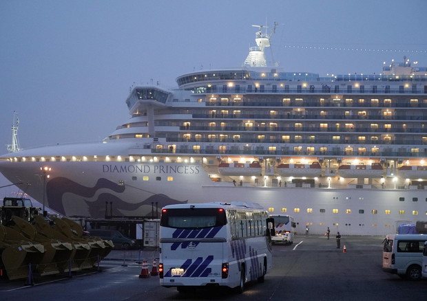 Diamond Princess cruise ship infected with Covid-19 coronavirus © EPA