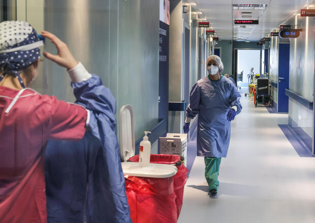 Un reparto ospedaliero per pazienti affetti da covid © ANSA