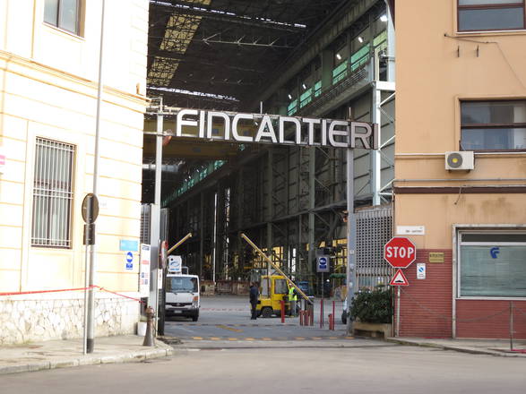 Fincantieri: concluso primo step lavori a Palermo