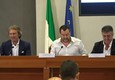 Salvini in ritardo scherza: 'Scusate stavo nascondendo gli ultimi rubli' © ANSA