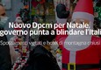 Nuovo Dpcm per Natale, il governo punta a blindare l'Italia © ANSA
