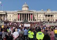 Londra, i no-vax protestano accalcati a Trafalgar Square © ANSA