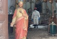 Salvate tele e statue dal guano in una chiesa (ANSA)
