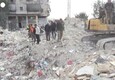 Terremoto in Siria, le squadre di ricerca rimuovono le macerie ad Aleppo (ANSA)