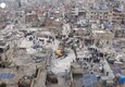 Terremoto in Siria, la distruzione nella provincia di Aleppo vista dall'alto (ANSA)