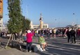 Italia-Inghilterra, 500 tifosi inglesi in Piazza Municipio a Napoli (ANSA)