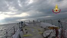 Trieste, recuperata l'imbarcazione affondata a Duino(ANSA)