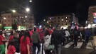 Qatar 2022, tifosi del Marocco festeggiano a Roma la vittoria contro il Portogallo (ANSA)