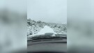 Maltempo in Sardegna, Barbagia imbiancata dalla neve (ANSA)