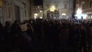 Anarchici, a Roma corteo non autorizzato nelle vie di Trastevere (ANSA)