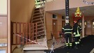 Crolla una scala in una moschea a Vicenza, cinque feriti (ANSA)