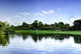 Un'immagine del Marco Simone Golf & Country Club, sede della Ryder Cup 2022 di Golf (ANSA)