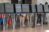 Early voting in Miami, Florida (ANSA)