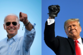 Usa 2020, Trump e Biden (foto Afp) (ANSA)