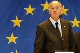 L'ex Presidente francese,  Valéry Giscard d'Estaing (ANSA)