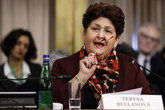La ministra dell'Agricoltura italiana, Teresa Bellanova (ANSA)