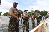 White militia hold rally at Stone Mountain (ANSA)
