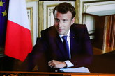 Il presidente francese Emanuel Macron (ANSA)