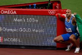 Marcell Jacobs medaglia d'oro nei 100 metri (ANSA)