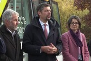 Bus 100% elettrico e 100% autonomo, prima nazionale a Merano