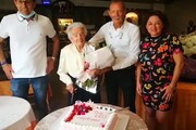 Nonnina a 110 anni non rinuncia a vacanze in Trentino