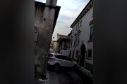 Verona dopo il nubifragio, fango e detriti nelle strade sommerse dall'acqua