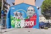 A Jesi murales per il ct della Nazionale Roberto Mancini