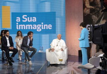 Pope Francis on RAI TV broadcast (ANSA)