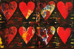 L'immagine della locandina della mostra di Jim Dine fino al 2 giugno  al Palazzo delle Esposizioni