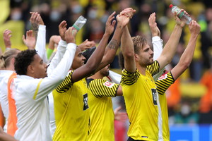 Borussia Dortmund vs FC Augsburg (ANSA)