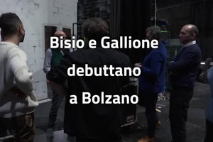 Bisio e Gallione debuttano a Bolzano (ANSA)