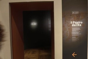 Bicentenario della decifrazione dei geroglifici, al Museo Egizio il Papiro dei Re (ANSA)