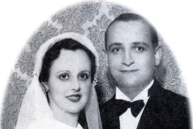I genitori di Jorge Mario Bergoglio, Regina Maria Sivori e Mario Jose Francisco Bergoglio nel giorno del loro matrimonio il 12 dicembre 1935